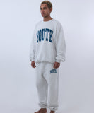 NISHIMOTO IS THE MOUTH SWEAT PANTS NIM-SP25 LIGHT HEATHER GREY
