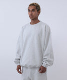 COMMON BASE SWEATSHIRT CB-B04 LIGHT HEATHER GREY