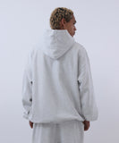 COMMON BASE SWEAT HOODIE CB-B03 LIGHT HEATHER GREY