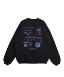 SOUND SHOP balansa × ASTRO BOY SWEATSHIRT ATBL-04 BLACK