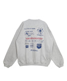 SOUND SHOP balansa × ASTRO BOY SWEATSHIRT ATBL-04 LIGHT HEATHER GREY