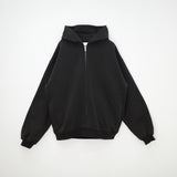COMMON BASE SWEAT ZIP  HOODIE CB-H07 BLACK