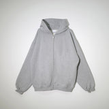 COMMON BASE SWEAT ZIP  HOODIE CB-H07  H GREY
