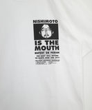 NISHIMOTO IS THE MOUTH S/S TEE NIM-SP01C WHITE/BLACK
