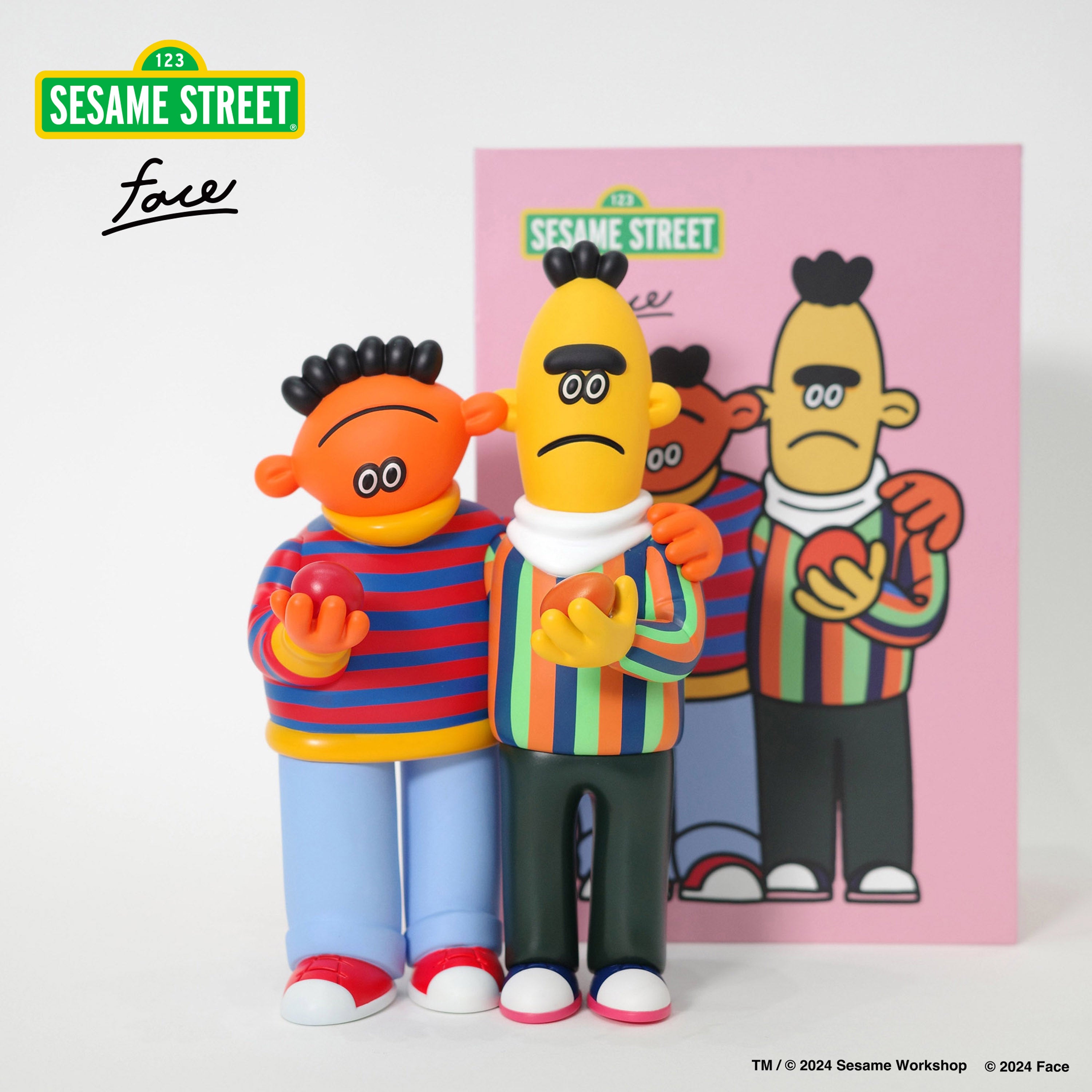 face_Sesame Street Bert and Ernie Figure – COMMON BASE