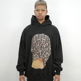 NISHIMOTO IS THE MOUTH BELIEVER FC SWEAT HOODIE NIM-B03 BLACK