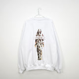 NISHIMOTO IS THE MOUTH BELIEVER FC SWEAT SHIRTS NIM-B04 WHITE