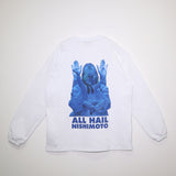 NISHIMOTO IS THE MOUTH SYMBOL L/S TEE NIM-C22 WHITE