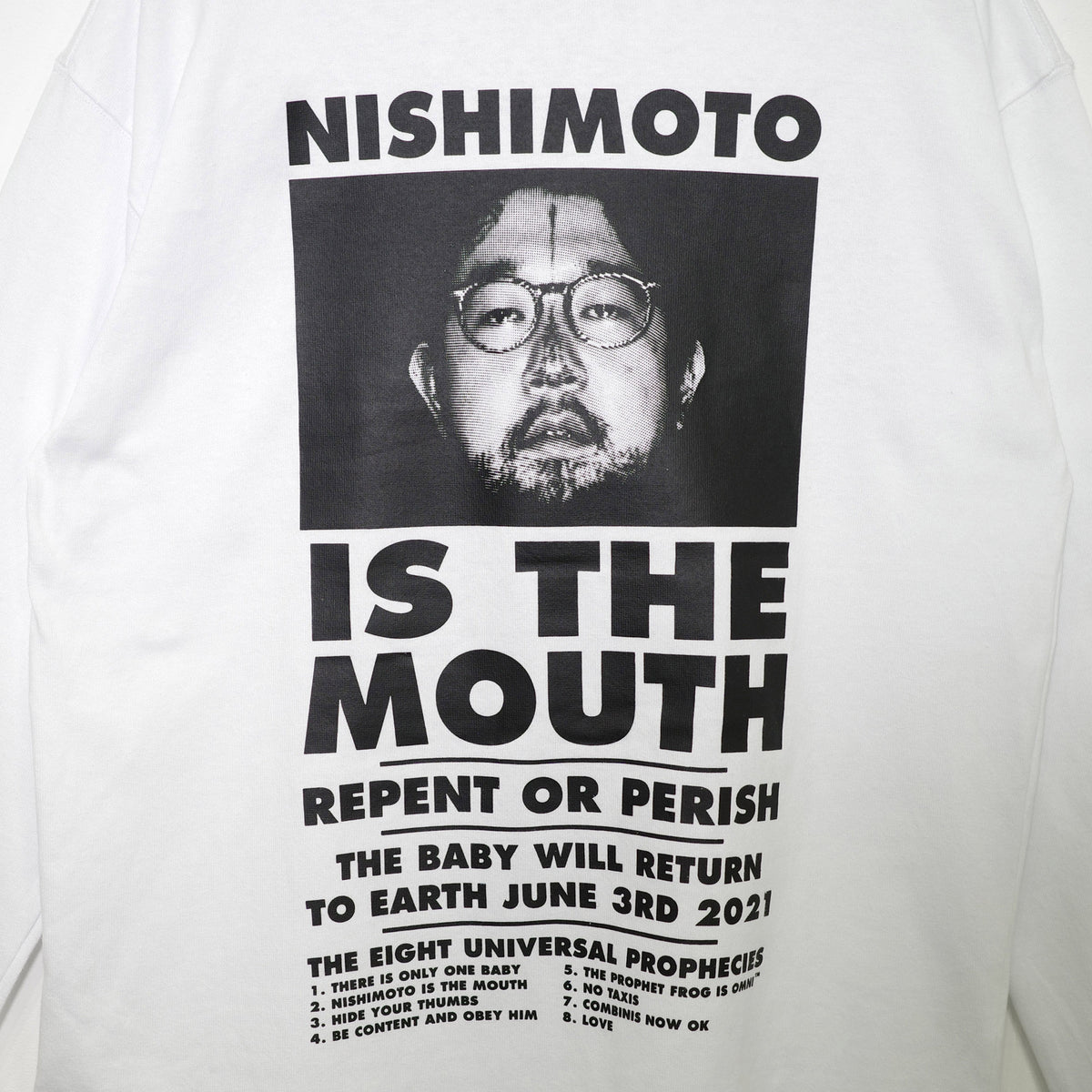 完売　NISHIMOTO IS THE MOUTH CLASSIC TEE NISHIMOTO IS THE MOUTH CLASSIC S/S TEE NIM-L11C BLACK