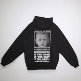 NISHIMOTO IS THE MOUTH NEW CLASSIC SWEAT HOODIE NIM-L13CN BLACK