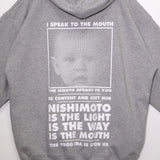 NISHIMOTO IS THE MOUTH NEW CLASSIC SWEAT HOODIE NIM-L13CN GREY