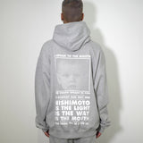 NISHIMOTO IS THE MOUTH NEW CLASSIC SWEAT HOODIE NIM-L13CN GREY