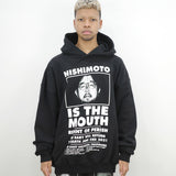 NISHIMOTO IS THE MOUTH CLASSIC SWEAT HOODIE NIM-L13C BLACK