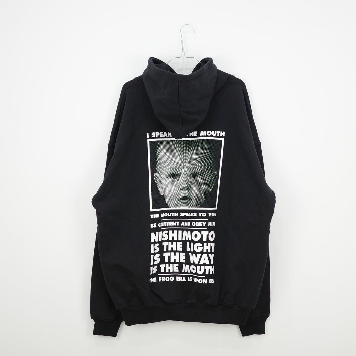 NISHIMOTO IS THE MOUTH CLASSIC SWEAT HOODIE NIM-L13C BLACK