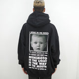 NISHIMOTO IS THE MOUTH CLASSIC SWEAT HOODIE NIM-L13C BLACK