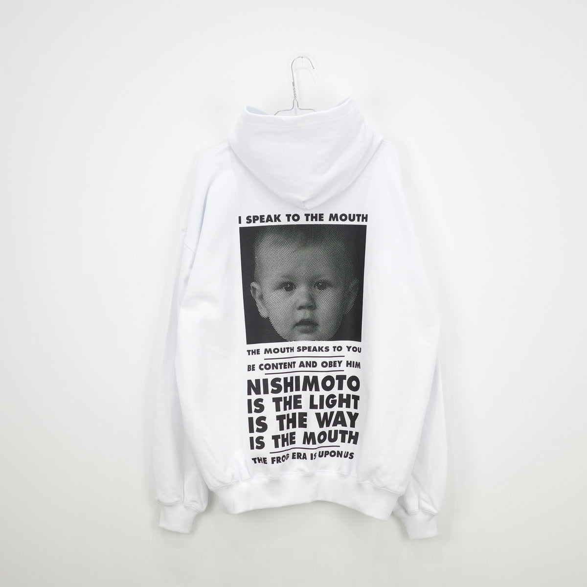 NISHIMOTO IS THE MOUTH CLASSIC SWEAT HOODIE NIM-L13C WHITE