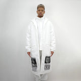 NISHIMOTO IS THE MOUTH  CLASSIC BENCH COAT NIM-O05 WHITE