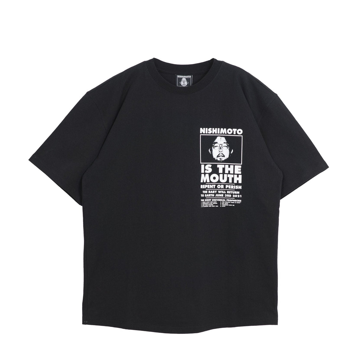 その他 michi NISHIMOTO IS THE MOUTH S/S TEE NIM-SP01C BLACK/WHITE – COMMON BASE