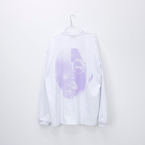 NISHIMOTO IS THE MOUTH 2 FACE L/S TEE NIM-W02 WHITE
