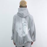 NISHIMOTO IS THE MOUTH 2 FACE SWEAT HOODIE NIM-W03 GREY