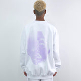 NISHIMOTO IS THE MOUTH 2 FACE SWEAT SHIRTS NIM-W04 WHITE