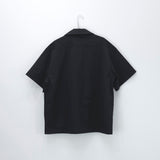 NISHIMOTO IS THE MOUTH LOGO NYLON SHIRTS NIM-W1SH BLACK