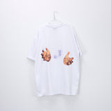 NISHIMOTO IS THE MOUTH EYES S/S TEE NIM-W31  WHITE