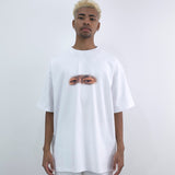 NISHIMOTO IS THE MOUTH EYES S/S TEE NIM-W31  WHITE