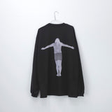 NISHIMOTO IS THE MOUTH CROSS L/S TEE NIM-W42 BLACK