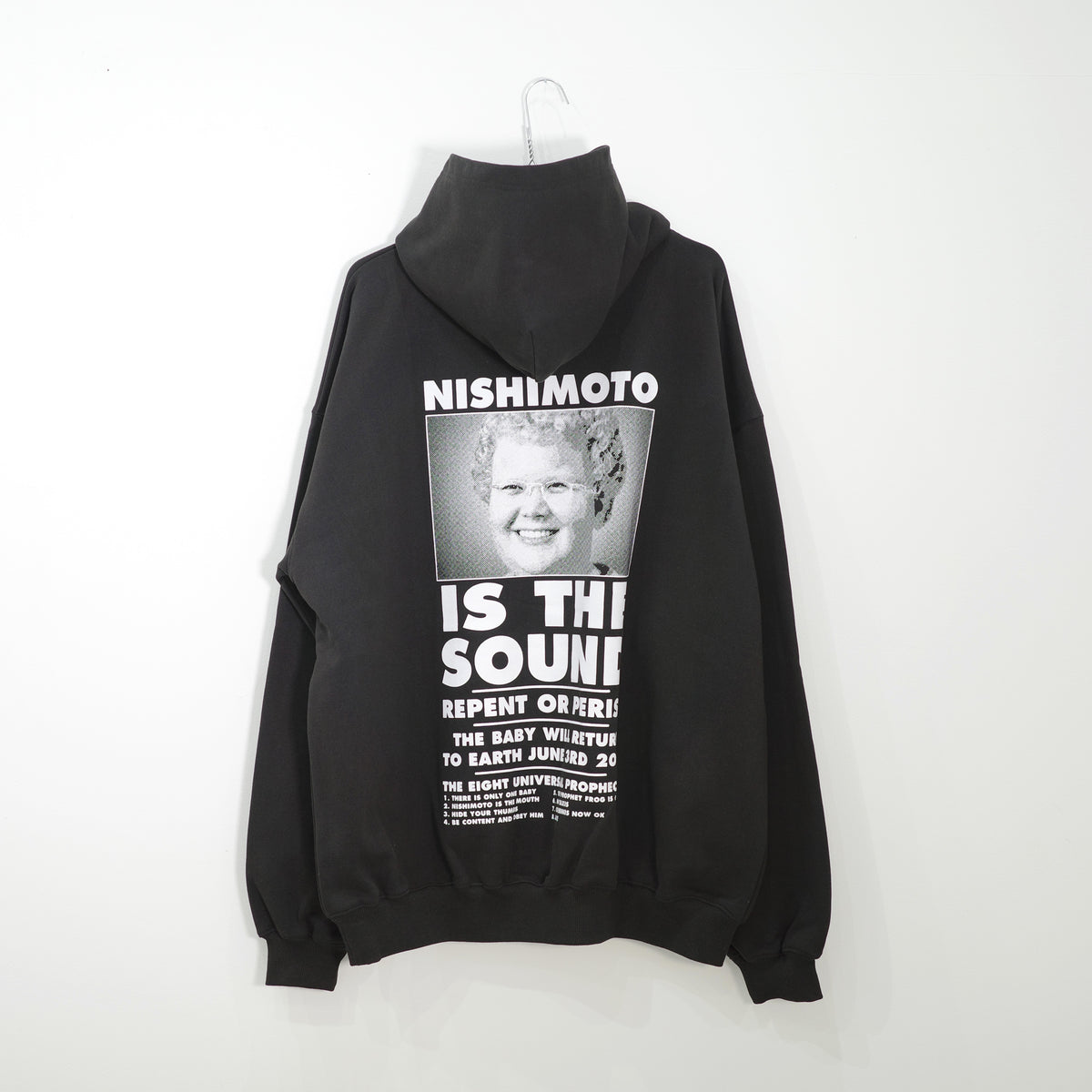 NISHIMOTO IS THE MOUTH x balansa SWEAT HOODIE NIMBL-03 BLACK