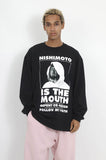 NISHIMOTO IS THE MOUTH L/S TEE NIM-V22 BLACK