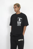 NISHIMOTO IS THE MOUTH S/S TEE NIM-SP01C BLACK/WHITE