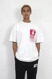 NISHIMOTO IS THE MOUTH S/S TEE NIM-SP01C WHITE/RED