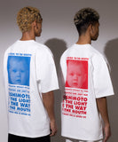 NISHIMOTO IS THE MOUTH S/S TEE NIM-SP01C WHITE/RED