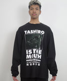 TASHIRO IS THE MOUTH L/S TEE TITM-B02 BLACK