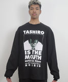 TASHIRO IS THE MOUTH L/S TEE TITM-C02 BLACK