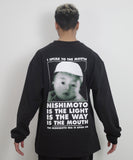 TASHIRO IS THE MOUTH L/S TEE TITM-C02 BLACK