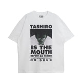 TASHIRO IS THE MOUTH S/S TEE TITM-C01 WHITE