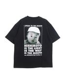 TASHIRO IS THE MOUTH S/S TEE TITM-C01 BLACK