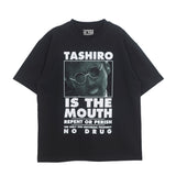 TASHIRO IS THE MOUTH S/S TEE TITM-B01 BLACK