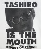 TASHIRO IS THE MOUTH L/S TEE TITM-B02 WHITE
