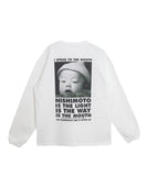 TASHIRO IS THE MOUTH L/S TEE TITM-B02 WHITE