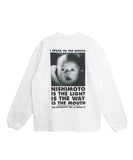 TASHIRO IS THE MOUTH L/S TEE TITM-A02 WHITE
