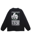TASHIRO IS THE MOUTH L/S TEE TITM-A02 BLACK