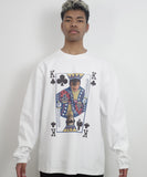 TASHIRO IS THE MOUTH L/S TEE TITM-2502 WHITE