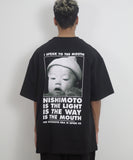TASHIRO IS THE MOUTH S/S TEE TITM-B01 BLACK
