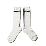 COMMON SOX LONG SOCKS "LINE" CSR-002 WHITE