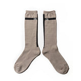 COMMON SOX LONG SOCKS "LINE" CSR-002 BEIGE