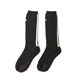 COMMON SOX LONG SOCKS "LINE" CSR-001 BLACK