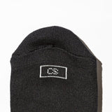COMMON SOX LONG SOCKS "LINE" CSR-001 BLACK
